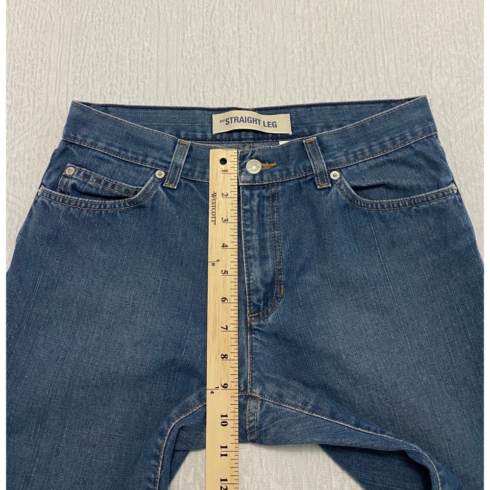 Vintage USA Gap‎ Jeans Straight Women's Size 10 R Blue Baumwolle - Picture 6 of 8